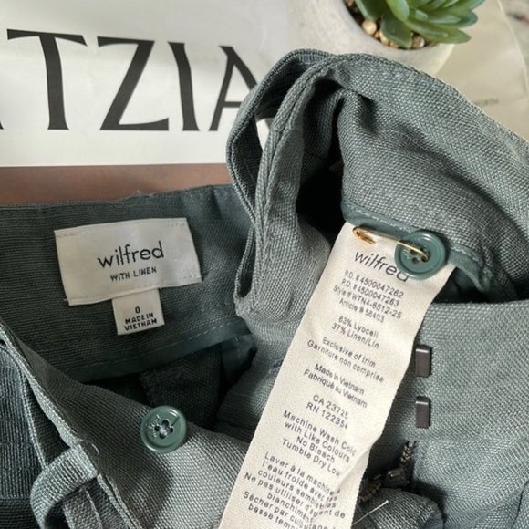 ARITZIA/WILFRED LINEN PANTS - Picture 6 of 6